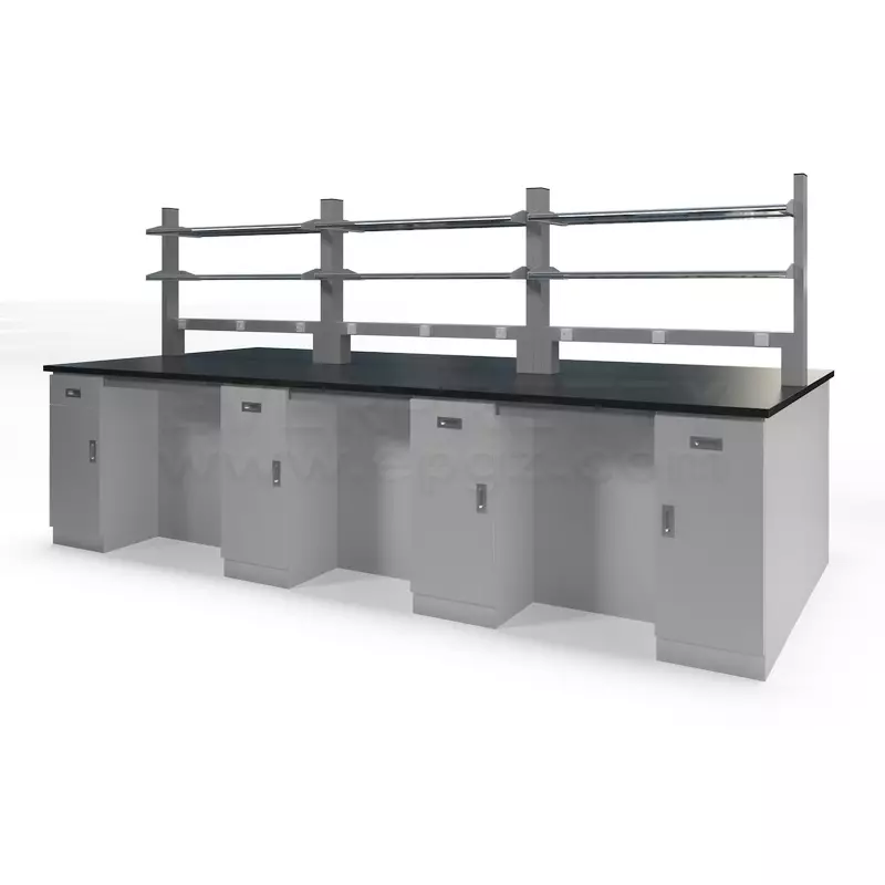 Laboratory Bench with Shelves for School Use | EVERPRETTY